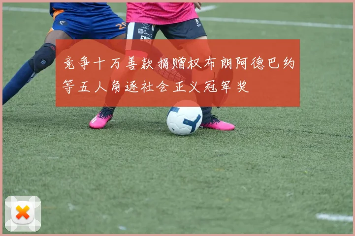 竞争十万善款捐赠权布朗阿德巴约等五人角逐社会正义冠军奖
